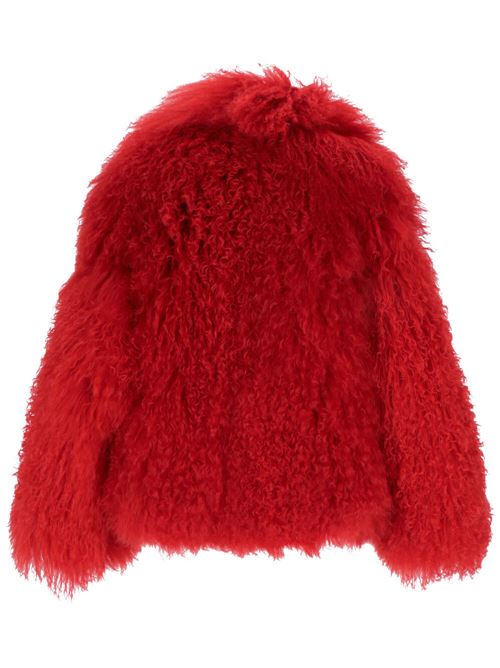 Red fur design shawl collar THE ATTICO | 241WCB44FUR2010